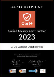 Zertifikat Cert+ Partner G-DS